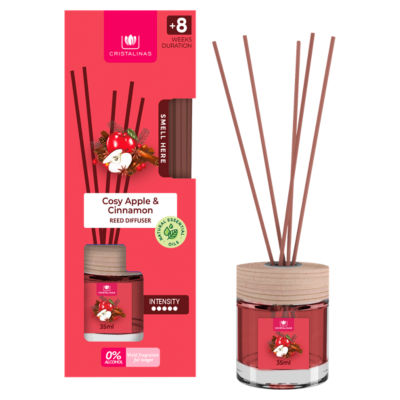 Cosy Apple & Cinnamon Reed Diffuser 35ml thumbnail 2