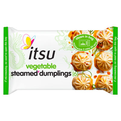 vegetable steamed dumplings 168g thumbnail 2