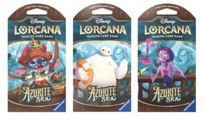 Ravensburger Disney Lorcana Trading Card Game - 3 Pack of Sleeved Boosters