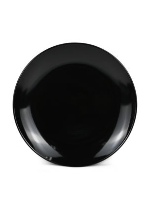 Solid Black Dinner Plate thumbnail 2
