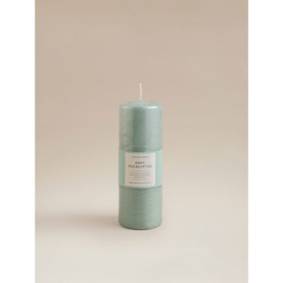 Soft Eucalyptus Core Pillar Candle