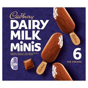 Dairy Milk Minis Ice Creams 6 x 50ml (300ml) thumbnail 2