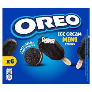 6 Ice Cream Mini Sticks with Oreo Cookie Pieces 300ml thumbnail 2