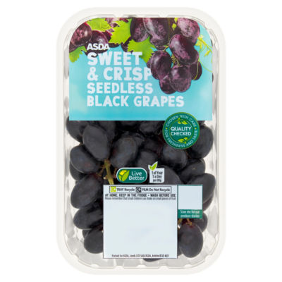 Seedless Black Grapes 500g thumbnail 2