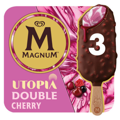 Utopia Double Cherry Ice Cream Sticks 3x 85 ml thumbnail 2