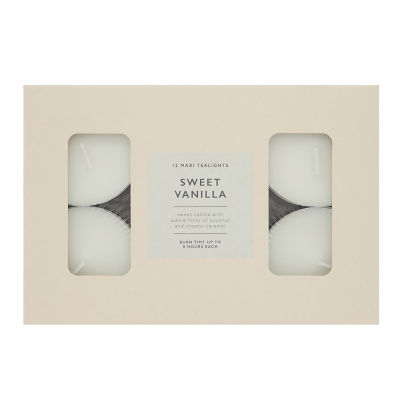George Home Sweet Vanilla Maxi Tealights
