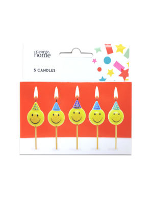 Smiley Pick Candles 6Pk thumbnail 2