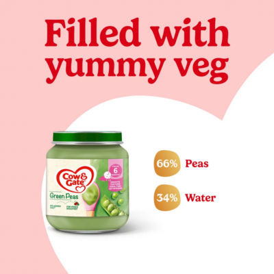 Peas Baby Food Snack Jar, 6+ Months, 125g thumbnail 4