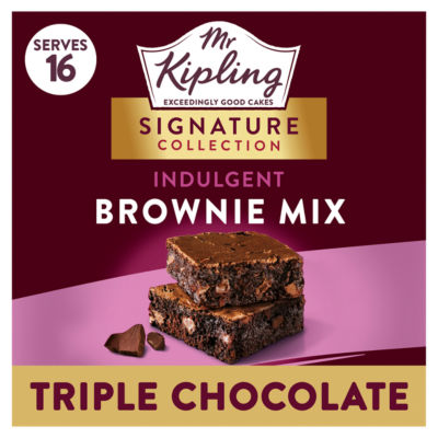 Signature Baking Triple Chocolate Brownie Cake Mix 379g thumbnail 2