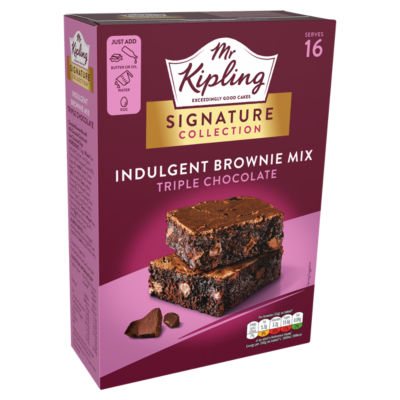 Signature Baking Triple Chocolate Brownie Cake Mix 379g thumbnail 3
