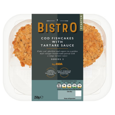 Bistro Cod Fishcakes with Tartare Sauce 250g thumbnail 2