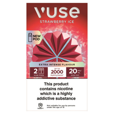 Extra Intense Flavour Pods- Strawberry Ice 20mg thumbnail 2