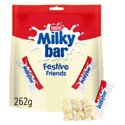 Festive Friends White Chocolate Share Bag 262g thumbnail 2