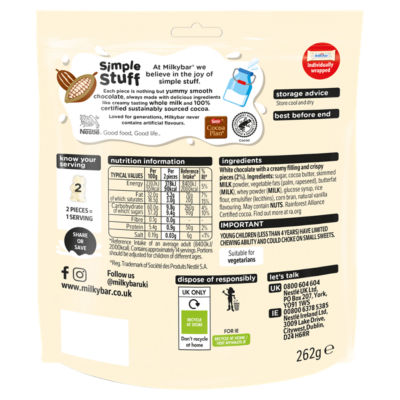 Festive Friends White Chocolate Share Bag 262g thumbnail 4