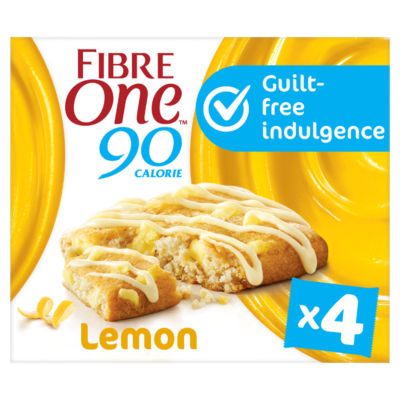 90 Calorie Lemon Drizzle Squares 4 x 24g (96g) thumbnail 2
