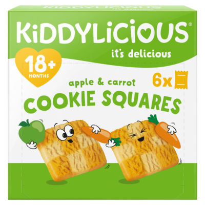 Apple & Carrot Cookie Squares 18+ Months 6 x 24g (144g) thumbnail 2