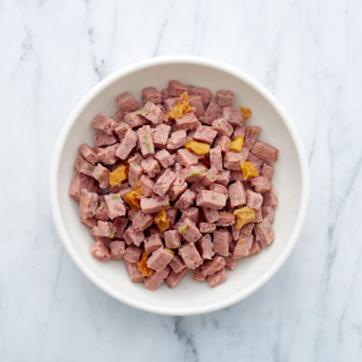 Small Dog Grilled Chicken & Turkey with Pumpkin & Peas Fresh Dog Food 400g thumbnail 3