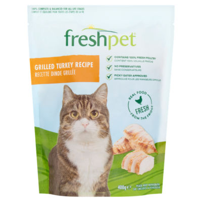 Grilled Turkey Fresh Cat Food 400g thumbnail 2