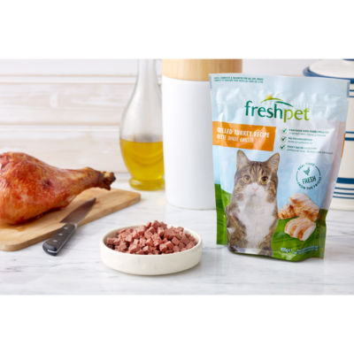 Grilled Turkey Fresh Cat Food 400g thumbnail 3
