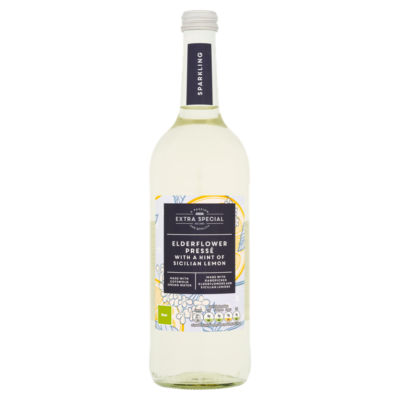 ASDA Extra Special Elderflower Pressé with a Hint of Sicilian Lemon 750ml