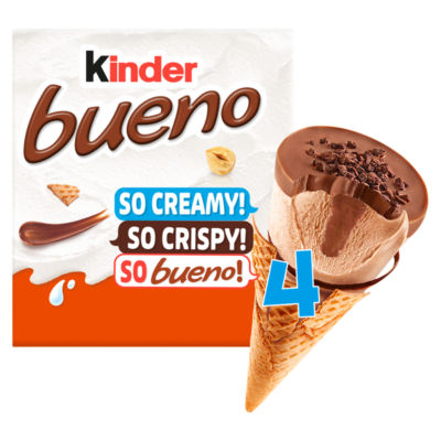 Bueno Classic Ice Cream Cones 4x90ml thumbnail 2