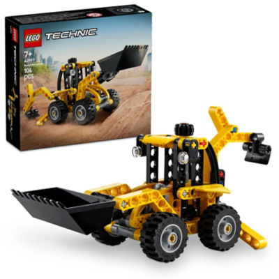 Technic Backhoe Loader Construction Vehicle Toy 42197