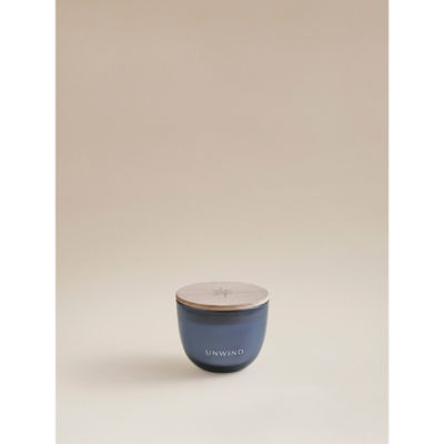 Blue Wellness Unwind Wooden Lid Candle thumbnail 2