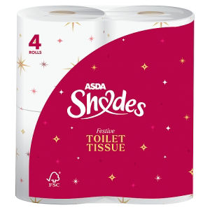 Shades Festive Toilet Tissue 4 Rolls