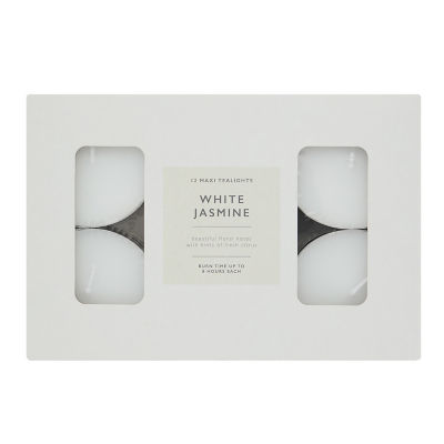 White Jasmine 12pk Tealights