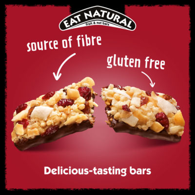 Dark Chocolate with Cranberries & Macadamias Fruit & Nut Bars 3 x 40g thumbnail 3