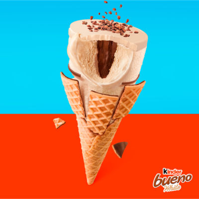 Bueno White Ice Cream Cones 4x90ml thumbnail 3