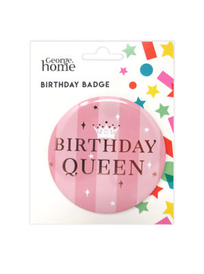 Birthday Queen Badge