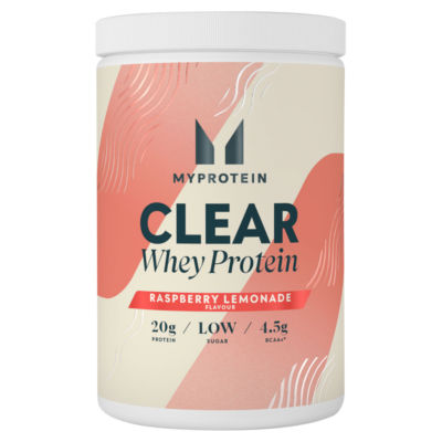Clear Whey Protein Raspberry Lemonade Flavour 10 Servings