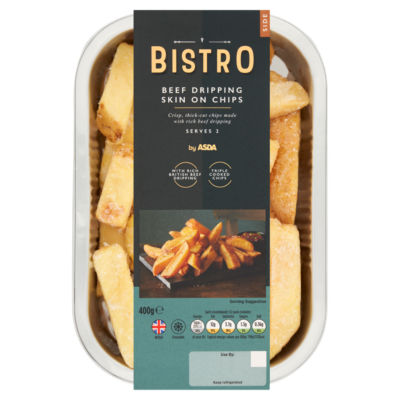 Bistro by ASDA Beef Dripping Skin on Chips 400g thumbnail 2