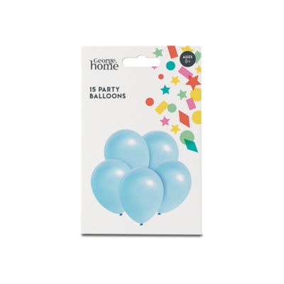 Party Balloons Light Blue