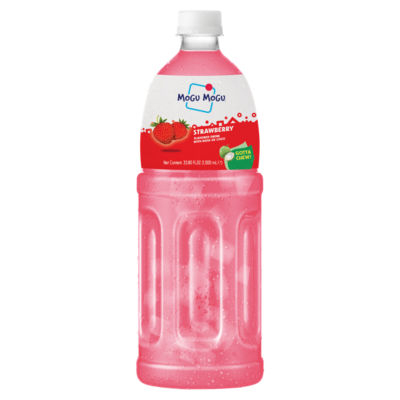 Strawberry Flavored Drink with Nata De Coco 1,000ml thumbnail 2