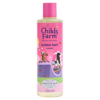Cherry Bubble Bath 250ml Gentle Formula for Kids, Babies & Sensitive Skin