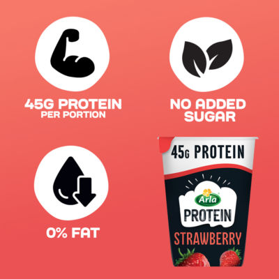 Protein Strawberry Yogurt 450g thumbnail 3