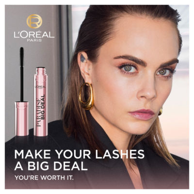 L'Oreal Paris Mascara, Paradise Big Deal Volumising Mascara, Shade Black, 9.9ml thumbnail 3