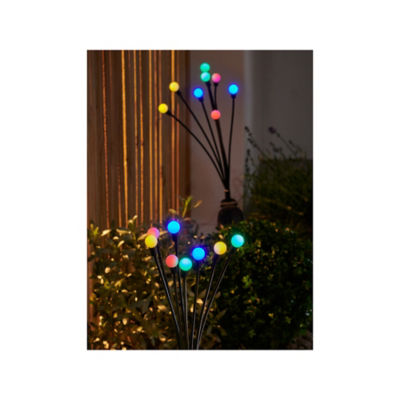 LED Solar Firefly Stake Light - Set of 2 thumbnail 2