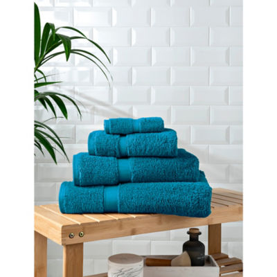 Turquoise Cotton Bath Sheet thumbnail 2