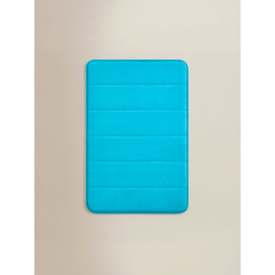 Turquoise Memory Foam Bath Mat thumbnail 2
