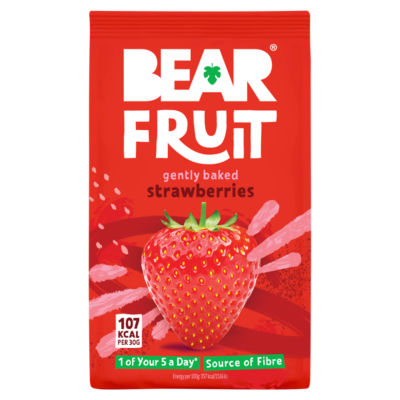 BEAR Fruit Gently Baked Strawberries