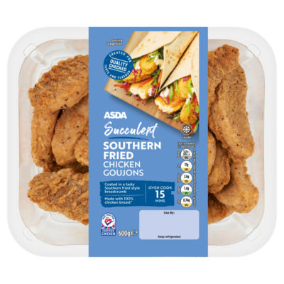 ASDA Succulent Southern Fried Chicken Goujons 600g thumbnail 2