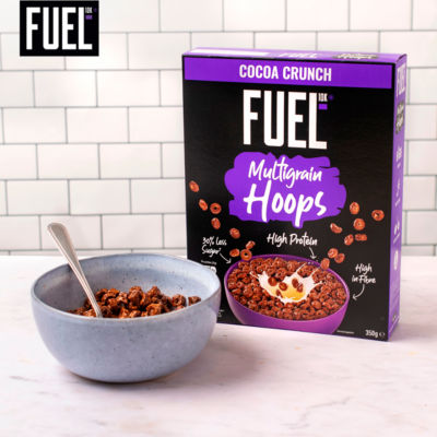 Chocolate Multigrain Hoops High Protein Breakfast Cereal 350g thumbnail 4
