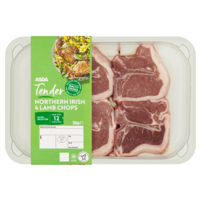 4 Tender Northern Irish Lamb Chops 300g thumbnail 2
