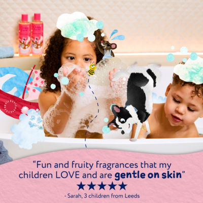 Raspberry Bubble Bath 250ml Gentle Formula for Kids, Babies & Sensitive Skin thumbnail 4