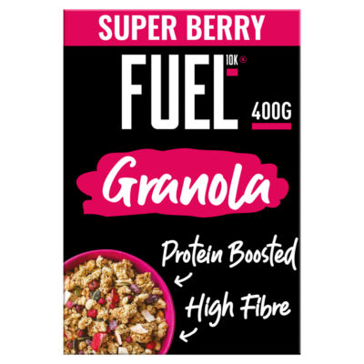 FUEL10K Super Berry Protein Granola Breakfast Cereal 400g thumbnail 2