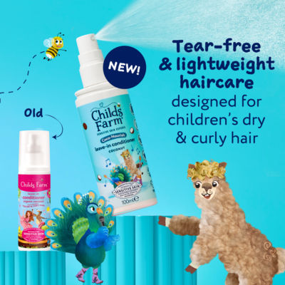 Coco-Nourish Coconut Leave-in Conditioner 100ml, Kids Dry Curly Hair Spray thumbnail 3