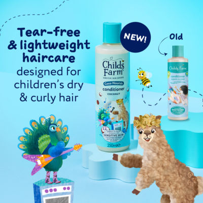 Coco-Nourish Coconut Conditioner 250ml, Dry Curly Hair, Kids Tear Free Formula thumbnail 3